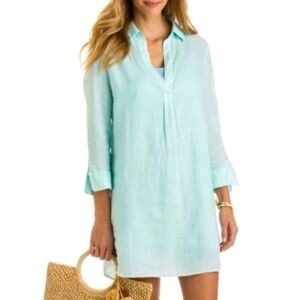 nwt VINEYARD VINES linen lucaya dress coverup M L